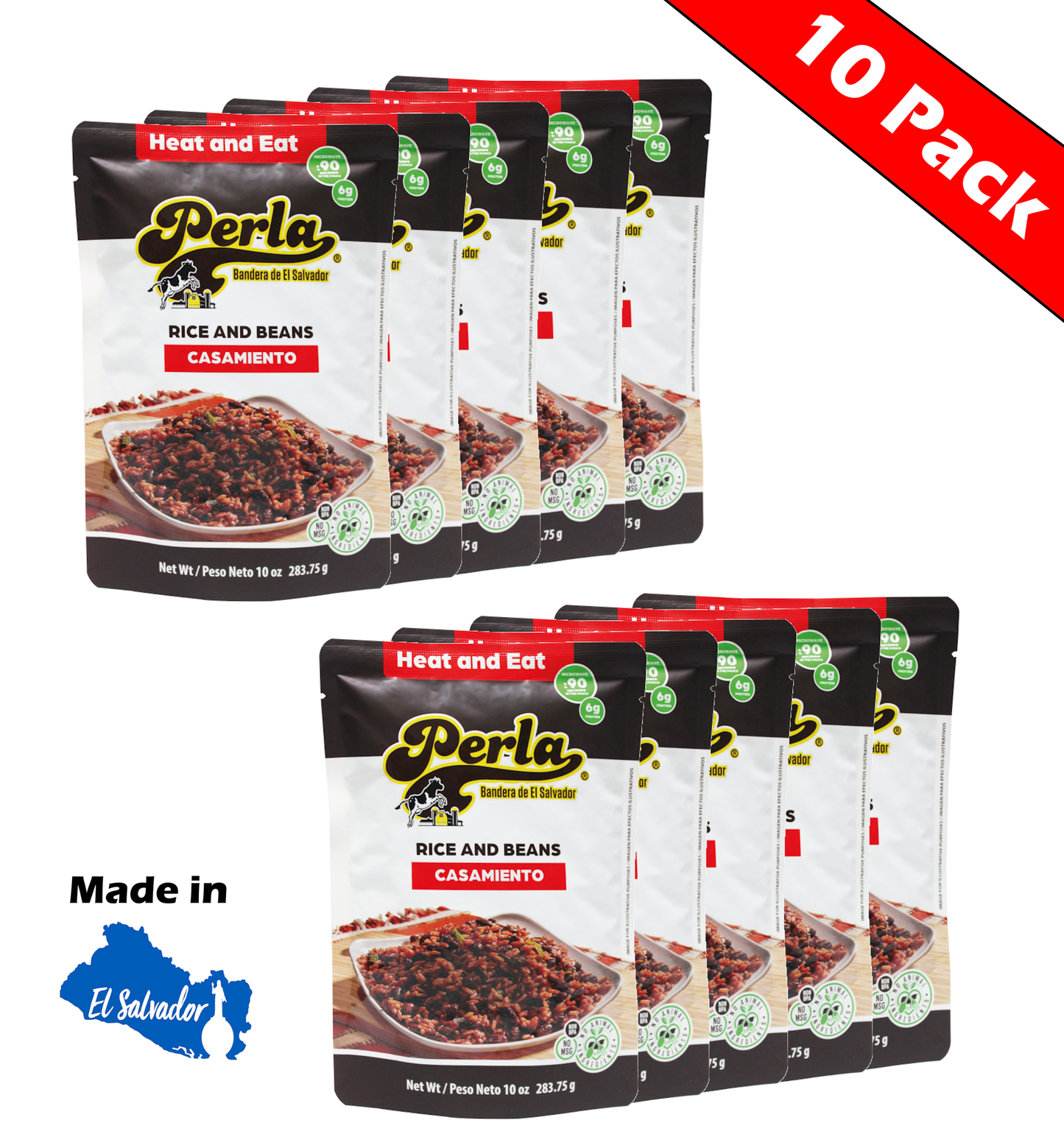 Casamiento (Rice and Beans) 10 oz, Pack of 10