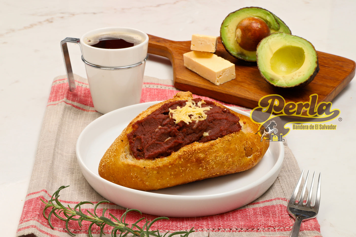 Perla Refried Red Beans (Frijoles Rojos Refritos) 14 oz- PACK OF 10