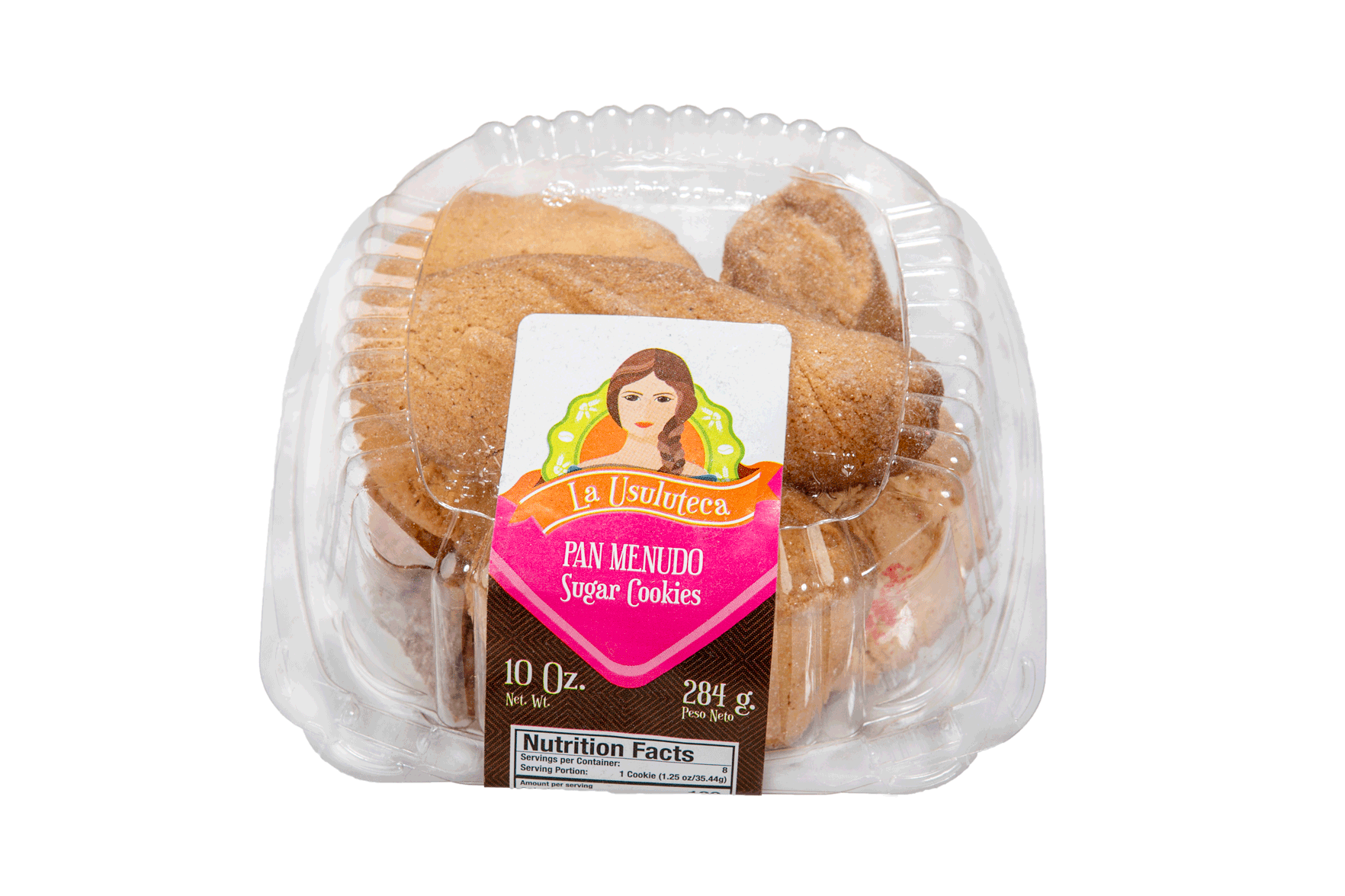 La Usuluteca Bakery - Pan Menudo (Sugar Cookies) 10 oz - PACK OF 2