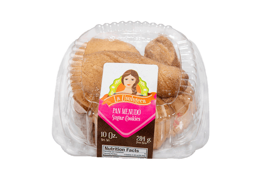 La Usuluteca Bakery - Pan Menudo (Sugar Cookies) 10 oz - PACK OF 2