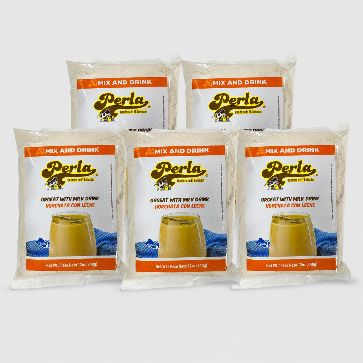 Perla Horchata Mix with Milk – 12 oz