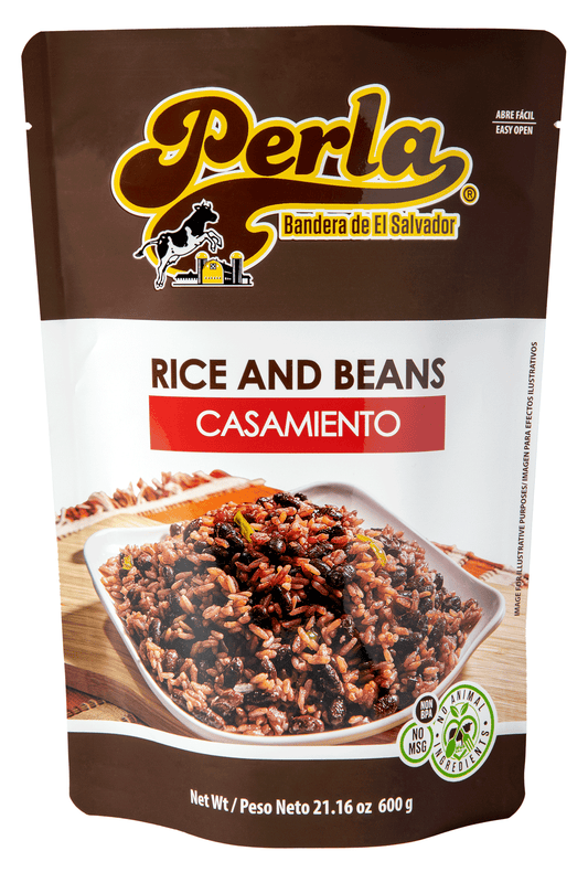 Perla Rice and Beans (Casamiento) 21 oz, Pack of 10