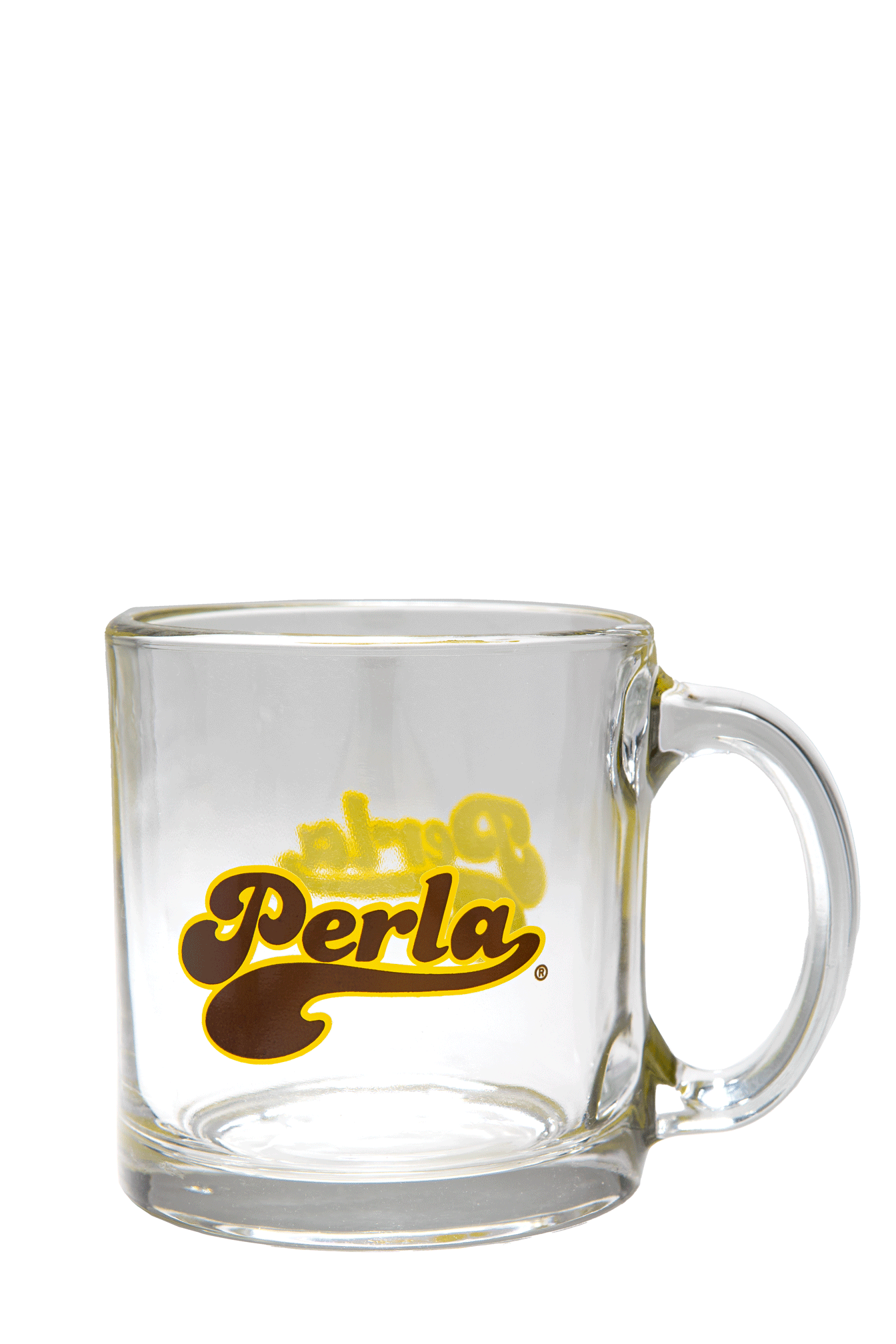 Perla Merch - Coffee Glass Mug 13oz