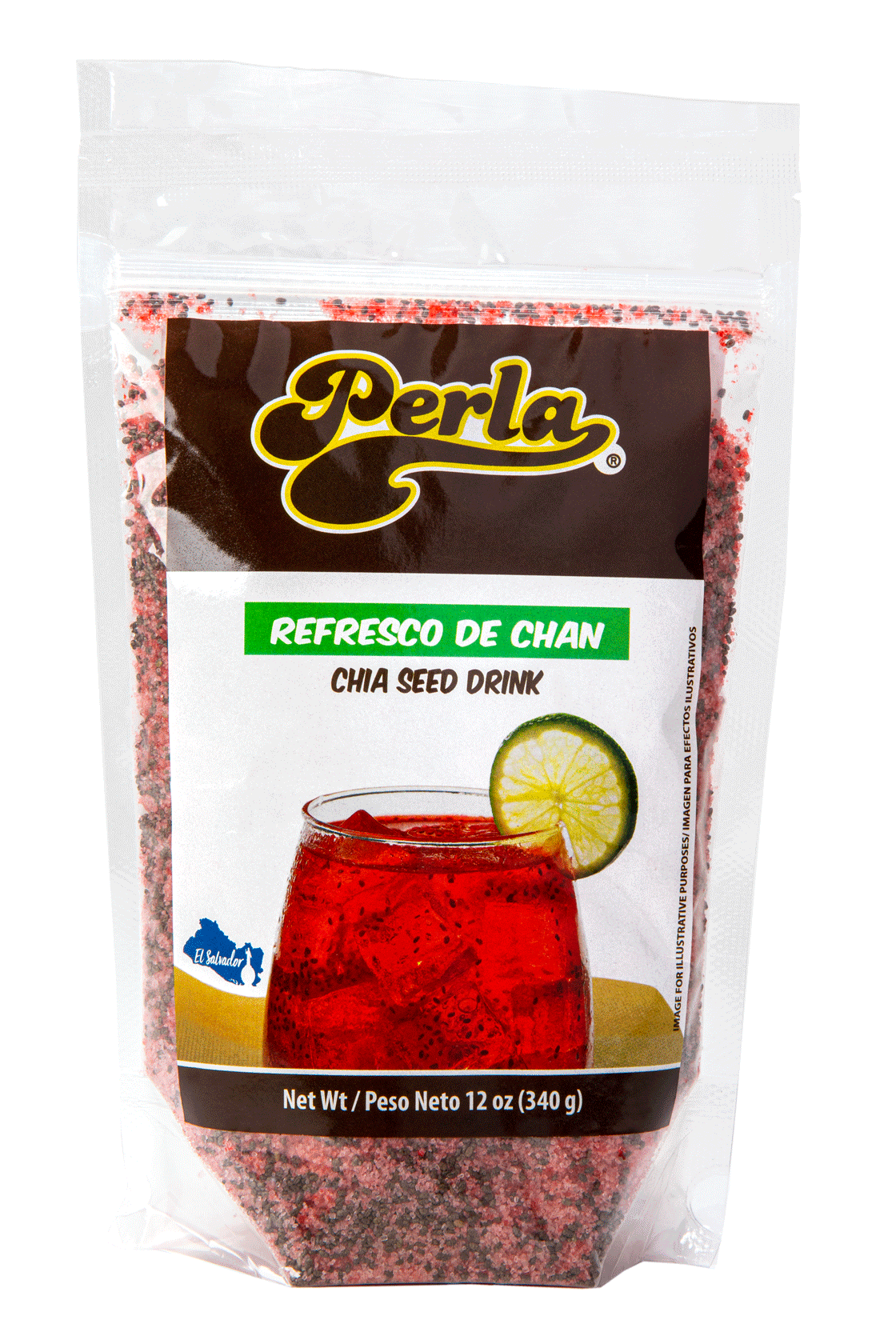 Refresco de Chan (Chia Seed Drink Mix) 12 oz, Single Pouch