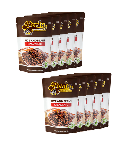 Perla Rice and Beans (Casamiento) 21 oz, Pack of 10