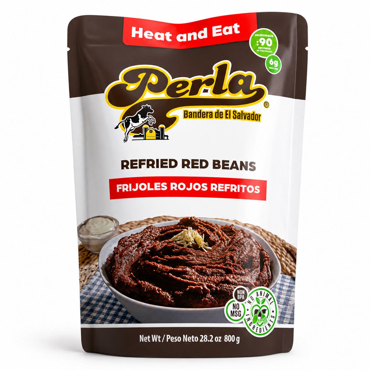 Perla Refried Red Beans – 28.2 oz