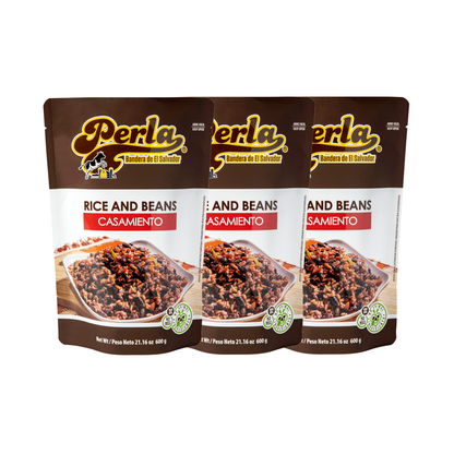Perla Rice and Beans Mix (Casamiento) 21.16 oz - PACK OF 3