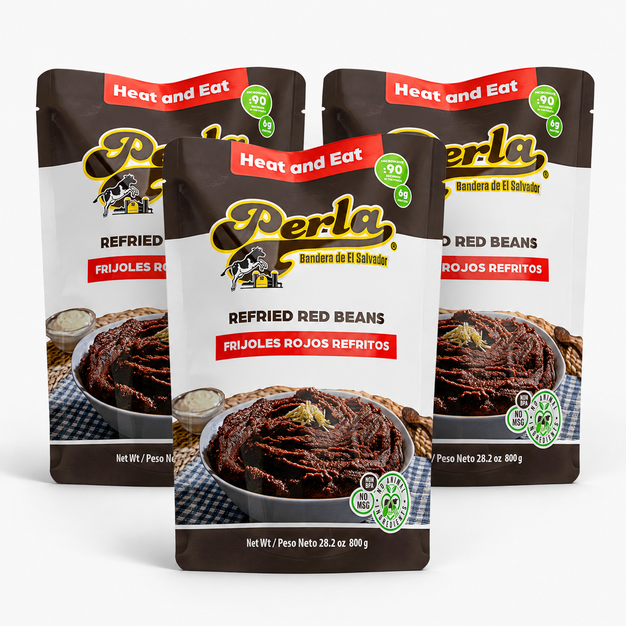 Perla Refried Red Beans – 28.2 oz
