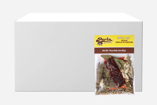 Perla Relajo Spice Mix (Relajo Mezcla de Especias) BOX OF 25