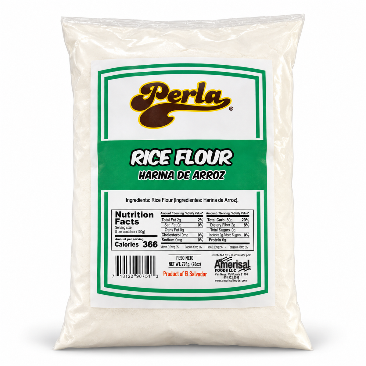 Perla Rice Flour - 28 oz