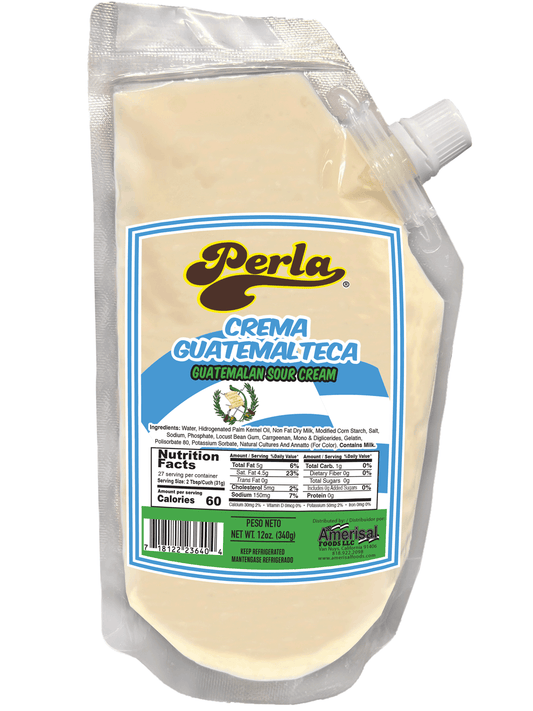 Perla Crema Guatemalteca (Guatemalan Sour Cream) 12oz