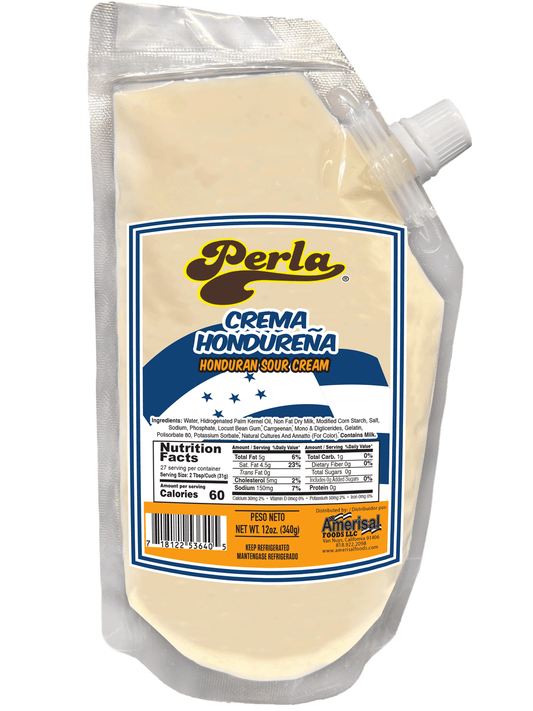 Perla Crema Hondurena (Honduran Sour Cream) 12oz