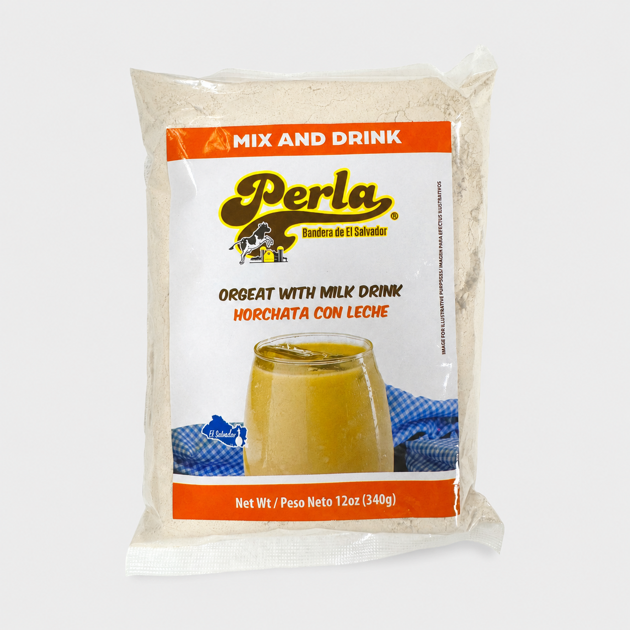 Perla Horchata Mix with Milk – 12 oz