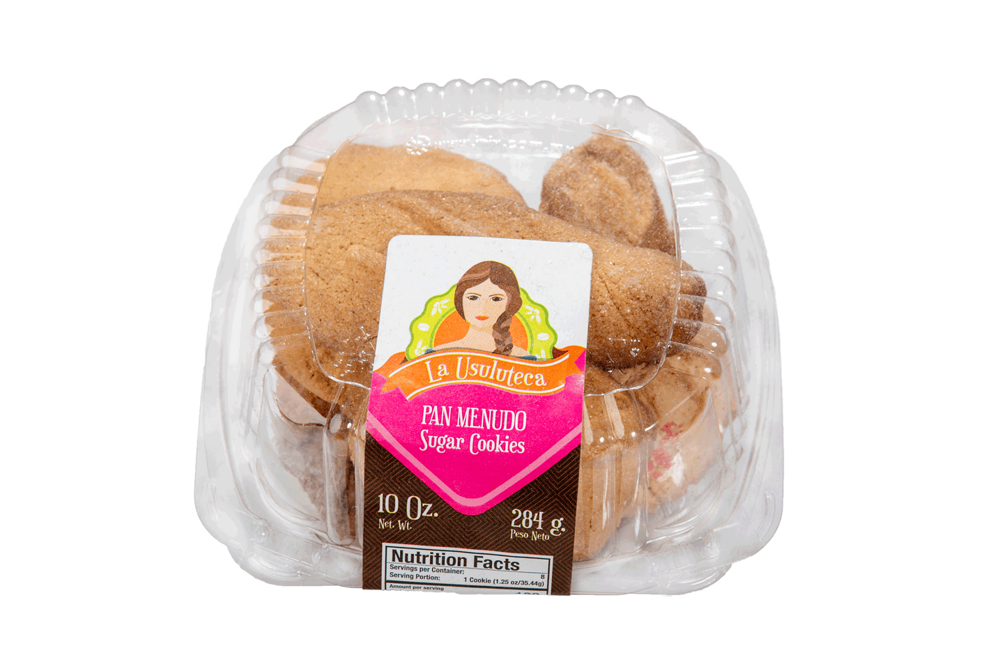 La Usuluteca Bakery - Pan Menudo (Sugar Cookies) 10 oz - PACK OF 2