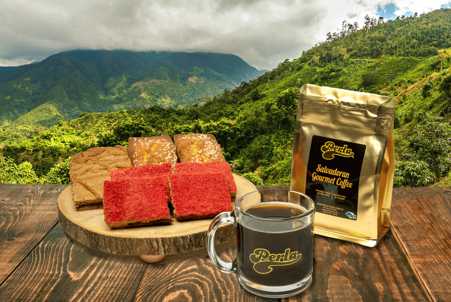 Perla Salvadoran Gourmet Coffee (Café Gourmet Salvadoreño) 8 oz, Single Pouch