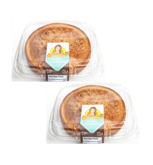 La Usuluteca Bakery - Quesadilla (Cheese Quesadilla) 9 oz - PACK OF 2