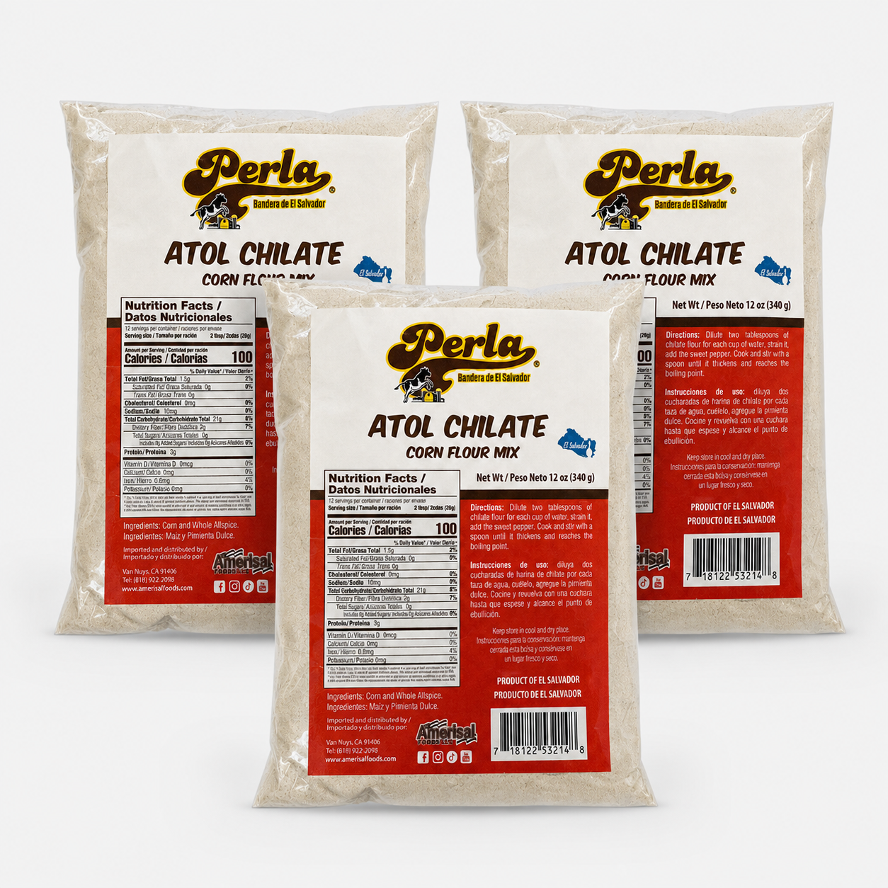 Perla Atol Chilate – 12 oz