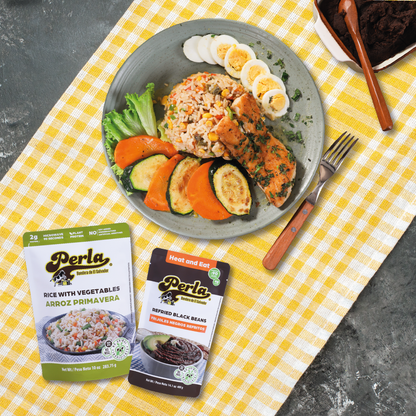 Perla Rice and Vegetable (Arroz Primavera) 10 oz, Single Pouch