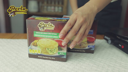 Perla Cheese and Loroco Corn Pupusas (Pupusas de Maiz con Queso y Loroco) 16 oz