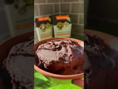 Perla Refried Black Beans (Frijoles Negros Refritos) 14 oz (Pack 6)