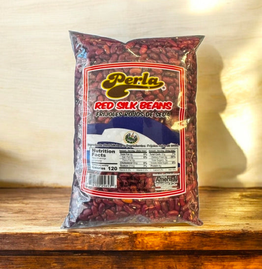 Perla Red Silk Beans (Frijoles Rojos de Seda) 28 oz, Single Bag