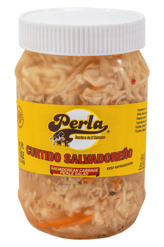 Perla 16oz Curtido Salvadoreño (Salvadorean Cabbage Pickle Salad)