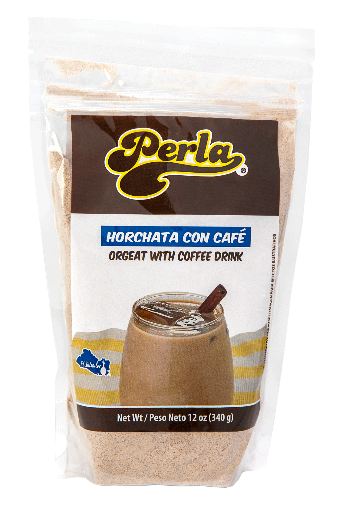 Horchata con Cafe (Orgeat with Coffee Drink Mix) 12 oz, Single Pouch