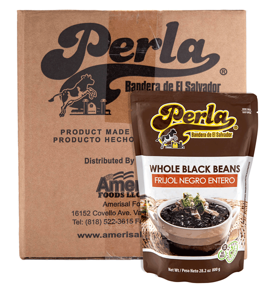 Perla Black Beans Soup - Case of 12 (28.2 oz each)