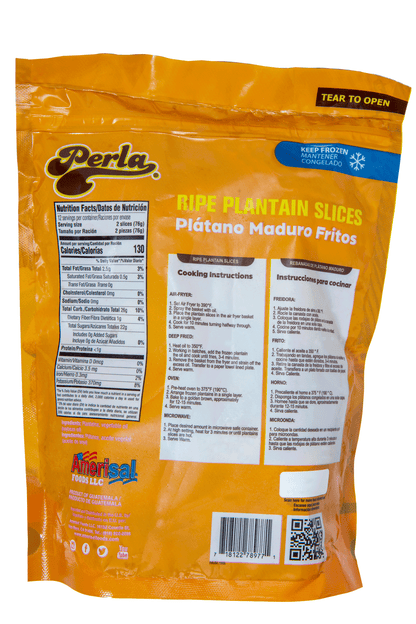 Perla Ripe Plantain Slices (P{lantano Maduro Fritos) 2 pounds