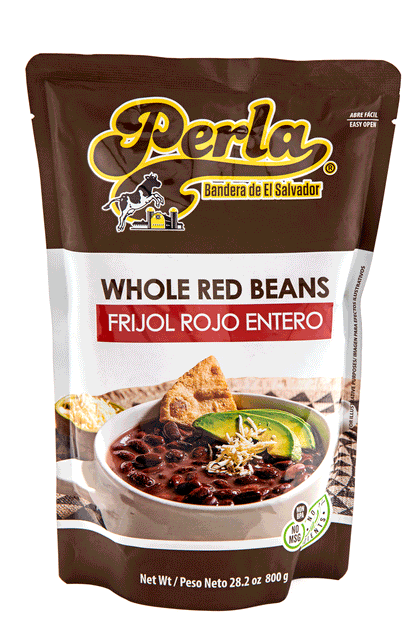 Perla Red Beans Soup (Sopa de Frijol Rojo Entero) Single Pouch, 28.2 oz