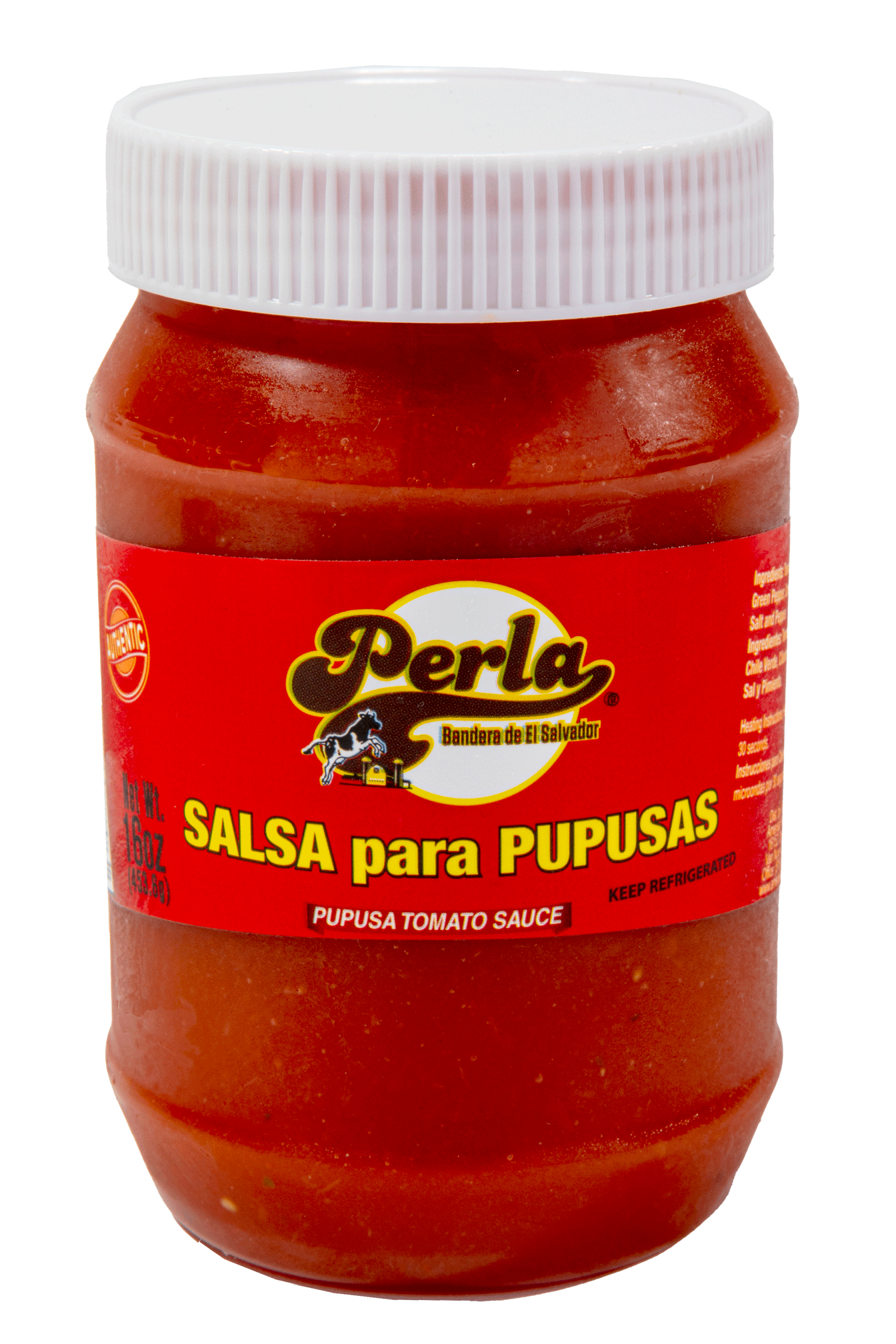 Perla 16oz Salsa para Pupusas  (Tomato Sauce for Pupusas)